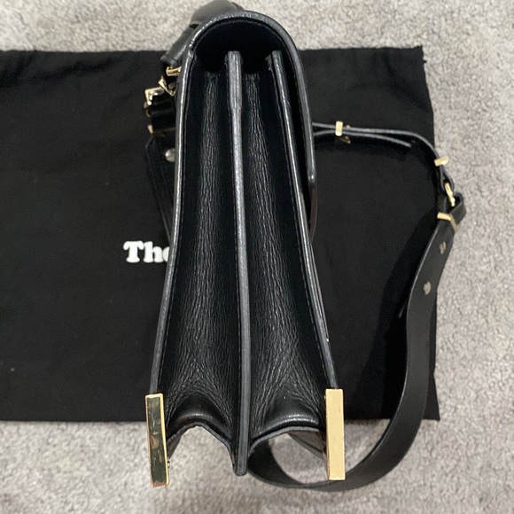 The Kooples medium black leather Emily Bag - Picture 7 of 17